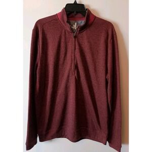 Johnnie O Red Rock Reflex 1/4 Zip Pullover Mens Sz M Performance Casual‎ Golf